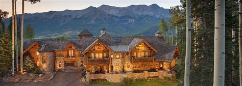 Telluride, Colorado Luxury Homes | Log home designs, Log homes ...