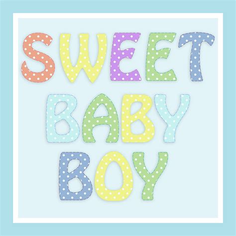 Baby Boy Announcement Card Free Stock Photo - Public Domain Pictures