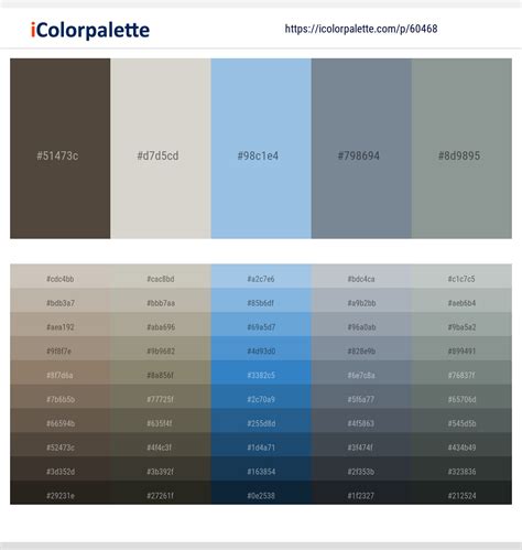 3 Latest Color Schemes with Taupe And Slate Gray Color tone combinations | 2024 | iColorpalette