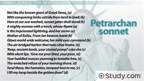 Petrarchan Sonnet | Definition & Examples - Lesson | Study.com