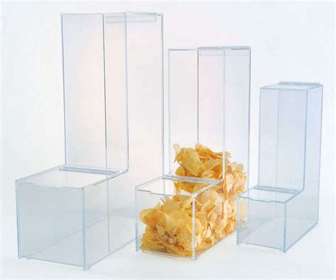 Gravity Feed Bulk Dispensers with Hinged Lids | 3 Sizes - CHOICE ...