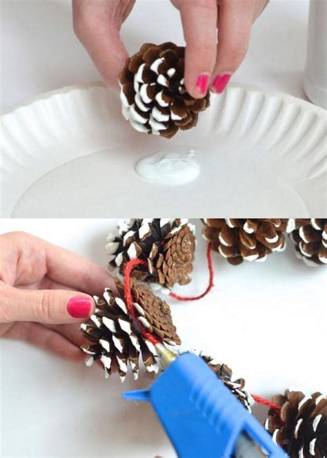 48 Amazing DIY Pine Cone Crafts & Decorations - A Piece Of Rainbow