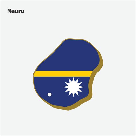 Nauru Nation Flag Map Infographic 20627731 Vector Art at Vecteezy