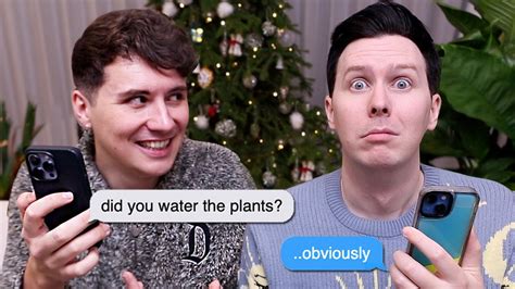 What Dan and Phil Text Each Other 3 - YouTube