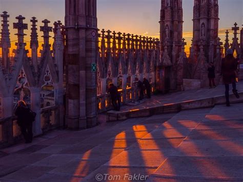 The Milan Duomo at sunset | Anita's Feast