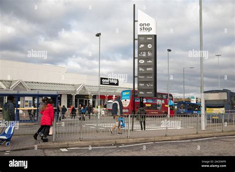 One stop shopping centre bus station, Perry Barr, Birmingham Stock ...