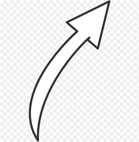 white arrow transparent png pictures - curved white arrow vector PNG ...