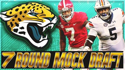 Jacksonville Jaguars 2020 Mock Draft || 2 First Rounds Picks...Let's Fix The Jags! - YouTube