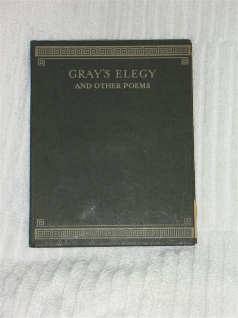 Elegy Written in a Country Churchyard and Other Poems by GRAY Thomas: Very Good Hardcover (1928 ...