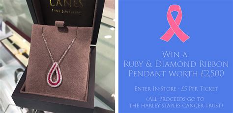 Win A Diamond & Ruby Pendant Worth £2,500