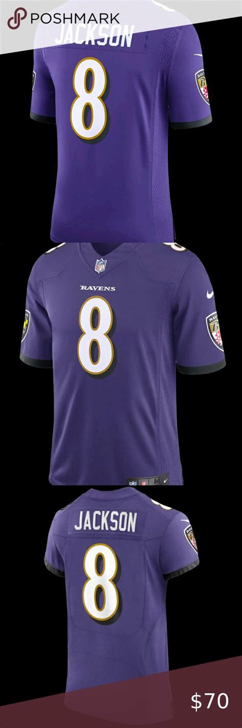 Lamar Jackson NFL Baltimore Ravens Nike On Field MVP Dual Threat Jersey ...