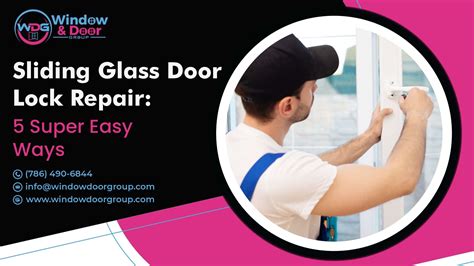 Sliding Glass Door Lock Repair 5 Super Easy Ways