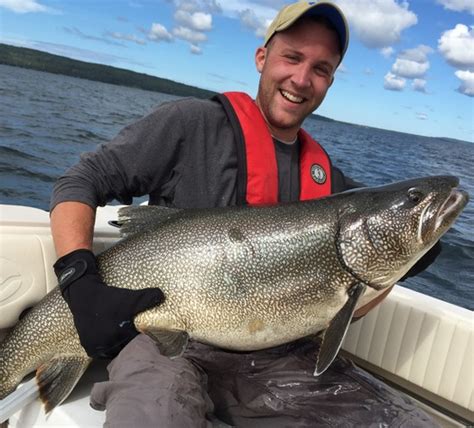 45 Pound Lake Trout Caught in Lake Superior | Montana Hunting and Fishing