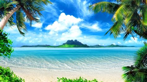 Beach Paradise Wallpaper