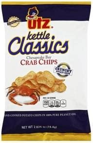 Utz Chesapeake Bay Crab Chips - 2.625 oz, Nutrition Information | Innit