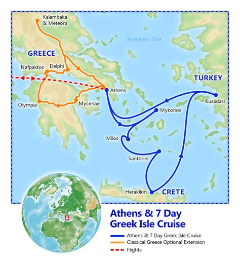 Athens & 7 Day Greek Isles Cruise, 2019 - Vacation Packages by Friendly ...