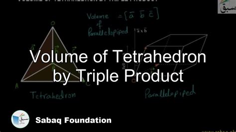 Tetrahedron Volume