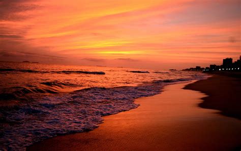 beach, Sunset Wallpapers HD / Desktop and Mobile Backgrounds