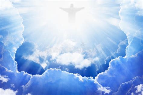 Jesus Christ in Heaven with Bright Light - Pentecost Image