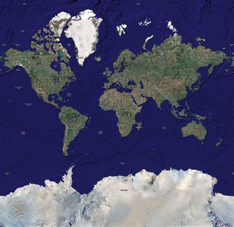 Satellite map of the world. Satellite maps of the world — Planetolog.com