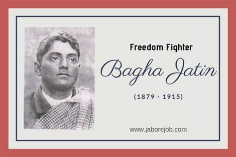 Bagha Jatin (1879 - 1915) | Great Freedom Fighter - Jaborejob