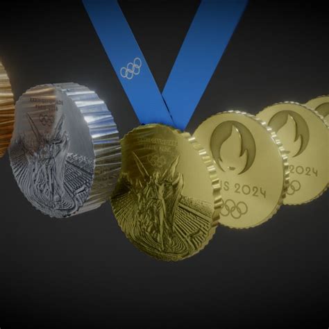 ArtStation - Paris 2024 Summer Olympics Medals Resources 2024 Summer ...