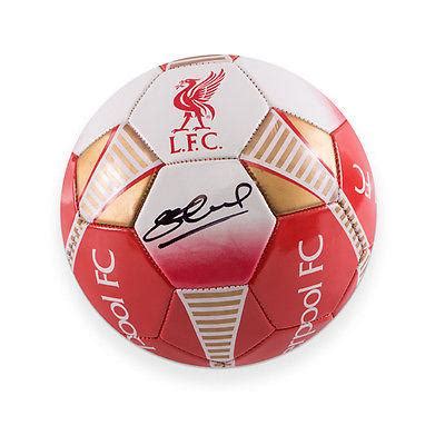 Authentic Autographed Soccer Balls - Steven Gerrard Signed Liverpool ...