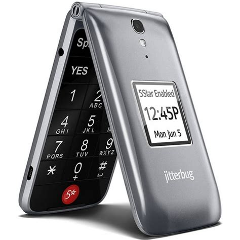 GreatCall Jitterbug Easy-to-Use Cell Phone for Seniors, Graphite - Walmart.com - Walmart.com