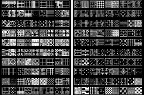 Collections Hatch Patterns by CADBlocksDWG Download - ArchSupply.com