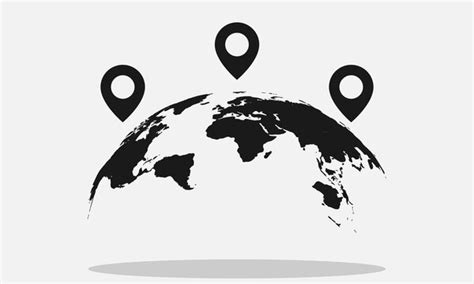 World Map Icon Vector