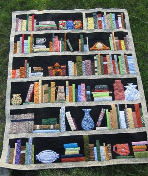 Bookshelf Quilt Pattern Free See More Ideas About Quilts, Book Quilt, Quilt Patterns ...