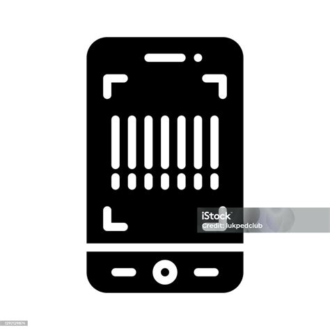 Barcode Scanner App Icon Mobile Application Vector Illustration Stock ...