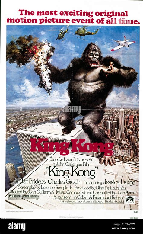 KING KONG, US poster art, King Kong, 1976 Stock Photo - Alamy