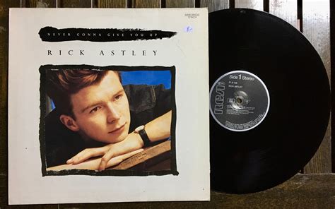 Rick Astley Never Gonna Give You Up Album Cover