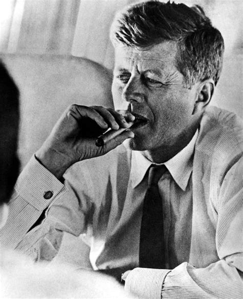 President John F. Kennedy Cigar Smoking TOP 50 Photos – Cigarmonkeys ...