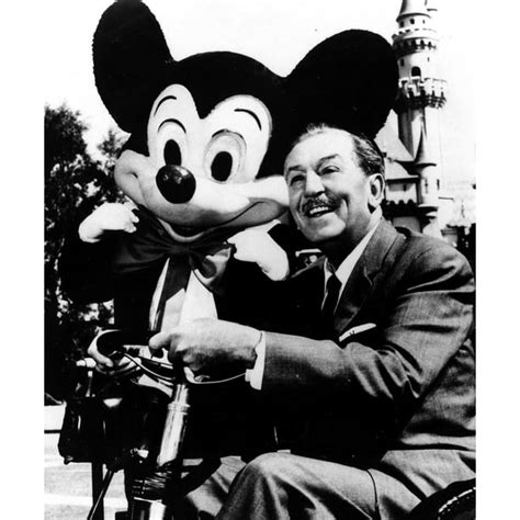 Walt Disney and Mickey Mouse Photo Print (8 x 10) - Walmart.com - Walmart.com