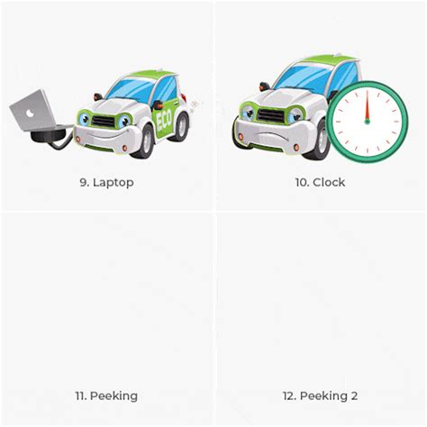 Electric Car Cartoon Animated GIFs | GraphicMama