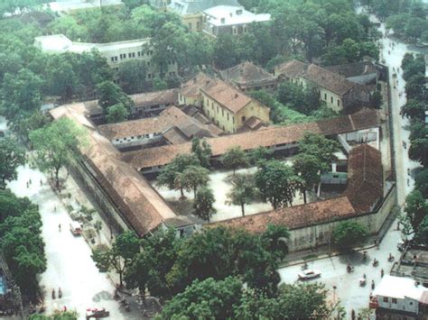 this is a color photo of the infamous hanoi hilton otherwise known as ...