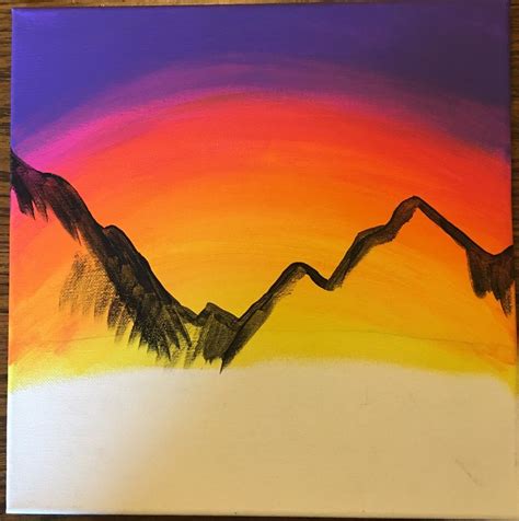 Drawing Of Sunset In Hills at PaintingValley.com | Explore collection of Drawing Of Sunset In Hills