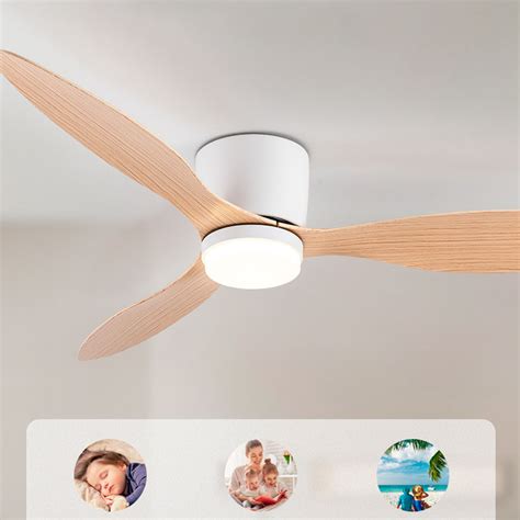 wooden ceiling fans with lights - Pensber