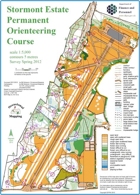 Stormont Estate Permanent Orienteering Courses