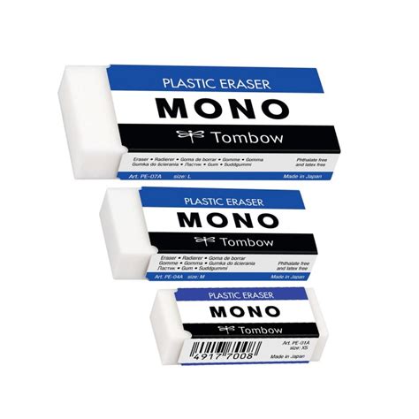 Goma Mono Plastic Eraser Tombow| Casa Piera Bellas Artes Barcelona