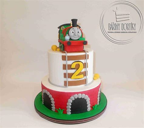 Percy the train - Decorated Cake by cakeBAR - CakesDecor