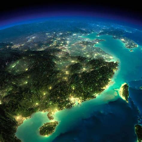 23 Stunning 3D Photographs Reveal Night Beauty Of Earth From Space