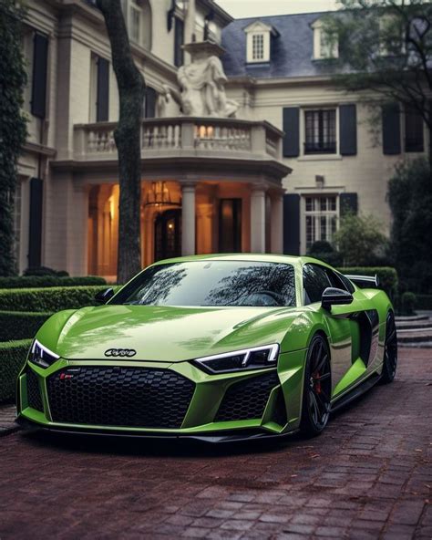 Green Audi R8 in 2023 | Audi cars, Audi supercar, Cool sports cars