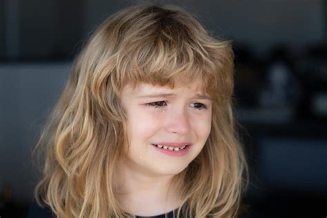 Premium Photo | Portrait of crying kid upset sad child cry kid emotions small child crying ...