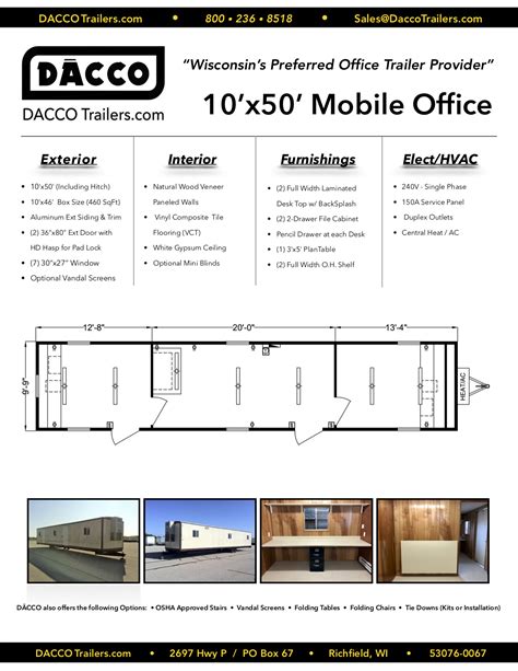 Mobile Office Trailers - DACCO Trailers