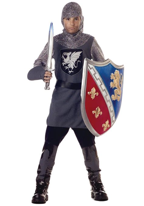 Medieval Knight Costume - Child Medieval Knight Renaissance Costumes