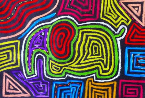 Molas with embroidery High School Art Projects, Art School, 5th Grade Art, Special Needs ...