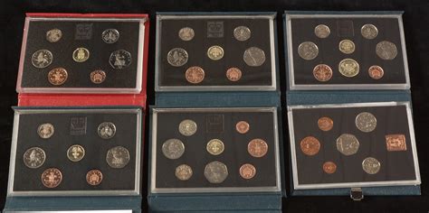 Lot 1102 - Royal Mint proof coin sets